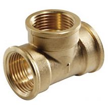 MT - te 90 h/h laton dt 1/2 rosca , Te de 90 grados tres bocasLatonado1/2 pulgada.