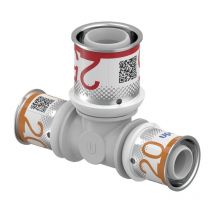 Té à sertir Uponor S-Press plus 1039952 20 x 25 x 20 mm, réduit, ppsu