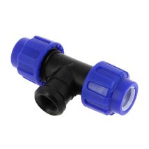 Té polypropylène compression 10bar Femelle 1/2 pe Ø20