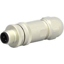 T4111411041-000 Connettore non confezionato per sensore o attuatore M12 Spina dritta Numero di poli: 4 - Te Connectivity