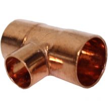 Té réduit cuivre à souder femelle - Diamètre : 22 - 16 - 22