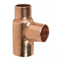 Raccord cuivre en t réduit à souder - Femelle - diamètre 54 - 22 - 54 mm