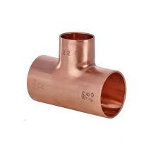 Té cuivre inégal à souder Femelle Ø18-28-18