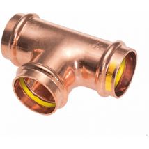 Té cuivre égal à sertir gaz Femelle Ø28