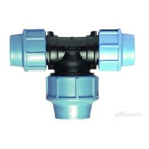 Ecolands - 32 mm Té à 90° à compression - unidelta