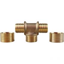 Té à glissement per Ø20 - Mâle 1/2(15/21) - per Ø20 - ibp Bänninger