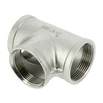 Té inox égal Femelle 1'1/2