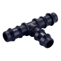 Aqua Control - Conector Micro Riego Polipropileno 16mm Tratamiento Anti uv Negro Pack10 Blue Bird
