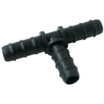 Conector Riego Polipropileno 16mm Negro Pack4 Tratamiento AntiUV Blue Bird