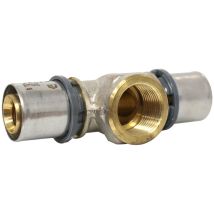 Arcanaute - Té multicouche à sertir th - Ø26x3,0 - Femelle 3/4 (20/27) - Ø26x3,0