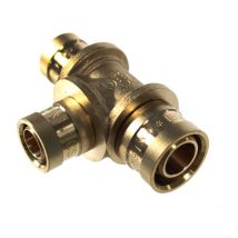 Té per à glissement inégal Ø20 - Ø12 - Ø20 - ibp Bänninger