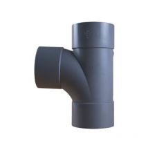 Té pied de biche pvc 87°30 Femelle Femelle Ø100 First Plast