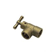 Te purgeur à souder d'equerre 16