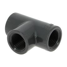 Irritec - Té pvc pression femelle 15-21 90°