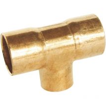 Somatherm For You - Té réduit cuivre à souder - Triple Femelle-Pour tube Ø18-14-18 - Sachet 2 pièces