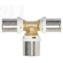 Raccord Multicouche à sertir Té inégal Ø20-Ø26-Ø20