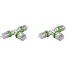 Té réduit métallique à sertir pour tubes multicouche - 26x3-32x3-26x3 - Raccords MultiSkin - Vendus par 2 - S7130RW263226 - Comap