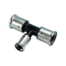 Té réduit pvdf multicouche à sertir be Ø50x4.0-20x2.0-50x4.0