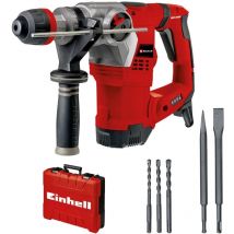 Marteau Perforateur te-rh 32 4F Kit (1250 w, 5J, SDS-Plus, avec 3 forets: burins pointus et plat) - Einhell