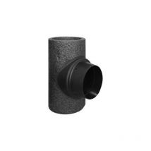 Unelvent - Té 90 polyéthylène isolé - ter iso 125/125 - 810500 s&p 810500