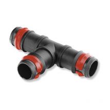 Te para tuberia de goteo 16 mm con anilla seguridad
