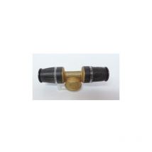 Té sortie femelle pour tube multicouche Ø 16mm F15X21 (16 x Rp 1/2") bi-matière laiton / PPSU plomberie TECELOGO TECE 8710402