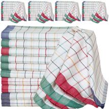 Tea Towels 10 20 30 40 50 Pieces Pack Set Dish Drying Cleaning Clothes Cotton 50 pcs set