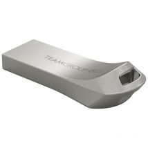 TEAMGROUP Metalwork Artistry C222 Clé USB 3.2 Gen 1 (3.1/3.0) en métal argenté, 256 Go (TC2223256GS01)