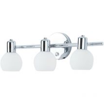 Teamson Home Dimmable a parete a 3 vie con sensore touch, riflettori a parete regolabile, dispositivo di illuminazione per soggiorno o camera da