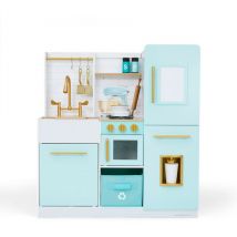Biscay Delight Classic Play Kitchen con frigorifero magnetico, Mint - Teamson Kids