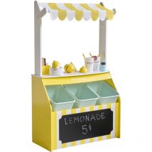 Shop Playset Sunny Citrus Lemonade Stand with Interactive Accessories - Teamson Kids