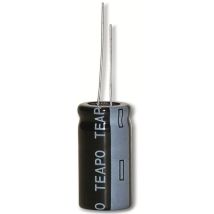Teapo Alu-elko 100μf, 35v, Radial, Rm 3,5, Ksh107m035s1a5g11k