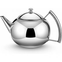Teapot with Infuser Loose Leaf Tea 2 Liter Stainless Steel Teapot Coffee Water Small Kettle Filter Set Induction Cooker Heating Kettle 2.1 Liter/68