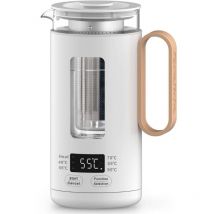 Naturamix - 2in1 wasserkocher-teekanne 0,5l 500w weiß teazenevolution