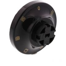 Disque Four manette Commutateur Rétro noir - Teba