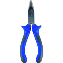 Tech-it - tec hit 350150 - Pince Demi-ronde - Coudée - Tête en Acier Trempé et Branche Bi-matière - 160 mm - Bleue/noire