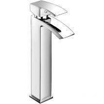 Synergy - rak Metropolitan Tall Mono Basin Mixer Tap with Clicker Waste - Chrome