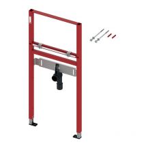 Tece - base Waschtisch-Set Breite 50cm Bauhöhe 1120mm inklusive Wandbefestigung