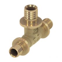 Tece - flex T-Stück, reduziert, Standard Messing, 760534