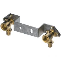 Tece - flex Montageeinheit mit Wandscheiben 150mm 16mm x Rp1/2', Siliziumbronze