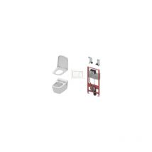 Tece - One Paket Wand-Dusch-WC Duschfunktion WC-Sitz 2-Mengen-Betätigungsplatte