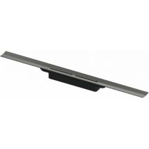 Tece - drainprofile - Caniveau de douche 90 cm, chrome noir brossé 670901