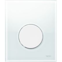 Tece Gmbh - Tece Urinalbetätigung Teceloop Inkl. Kartusche, Glas Weiß, Taste Weiß 9242650