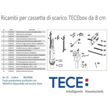 9820353 valvola di riempimento universale F10 per cassette di scarico - Tece