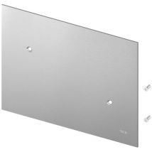 Box placca cieca cassetta 8 cm con viti acciaio spazzolato codice prod: 9240992 - Tece