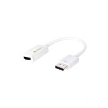 Techly Adattatore DisplayPort 1.2 Maschio / hdmi Femmina 15cm Bianco