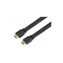 Techly - Cavo hdmi 2.0 High Speed con Ethernet a/a m/m Piatto 2m