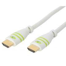 Techly - Cavo hdmi High Speed con Ethernet a/a m/m 2 m Bianco
