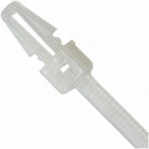 Fascette Fermacavi con Innesto Libero 200x4,8mm in Nylon 100pz Bianco - Techly