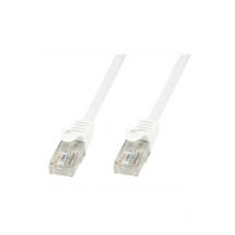 Techly Professional Cavo di rete Patch in CCA Cat.5E Bianco UTP 0,5m